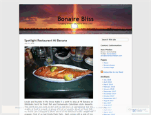 Tablet Screenshot of bonairebliss.com